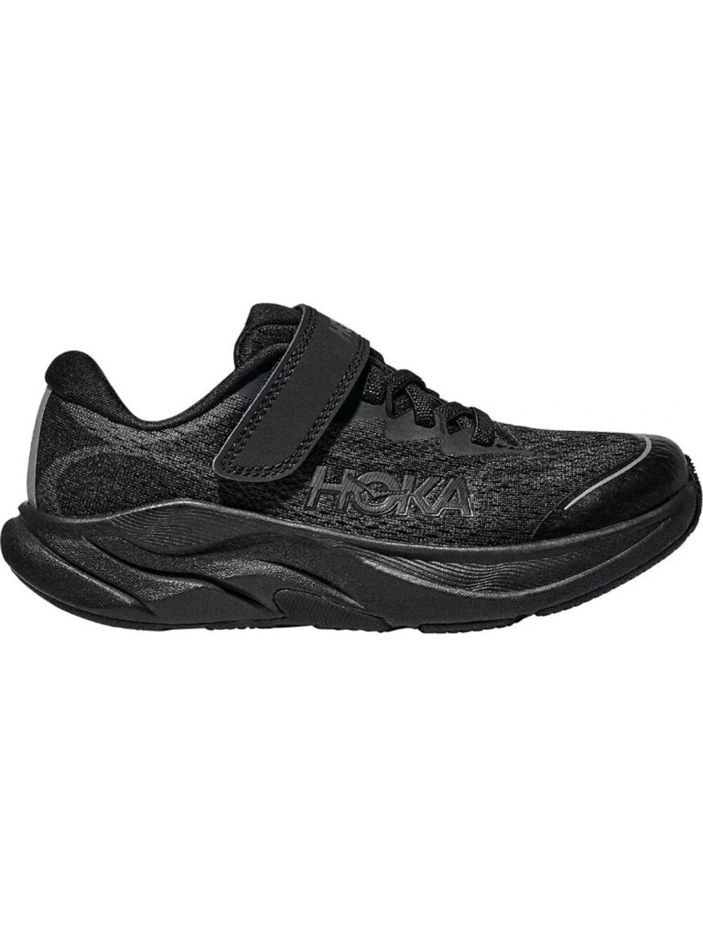 HOKA Kids' Preschool Rincon 4 Shoes 1168875/BBLC Unisex Black Size 2.5MD